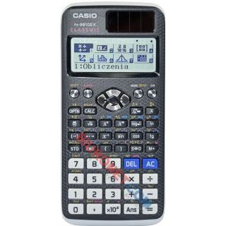 Kalkulator naukowy Casio FX-991EX ClassWIZ, 77 x 165 mm, obsługuje 552 operacje, czarny 32 znaki x 6 wierszy