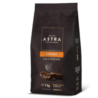 Kawa ziarnista Astra Crema Łagodna 1 kg