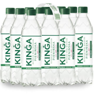 Kinga Pienińska 0,5L x 12 sztuk, woda wysoko zmineralizowana niskosodowa, w butelkach PET naturalna