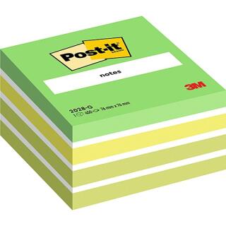 Kostka karteczek samoprzylepnych Post-it 76 x 76 mm, zielona 450 kartek