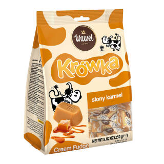 Krówka Słony Karmel Wawel, karmelowe cukierki 250 g