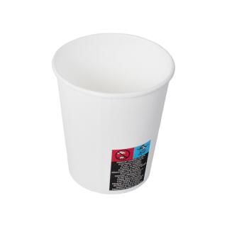Kubki papierowe białe 50 sztuk, do napojów gorących i zimnych 250 ml