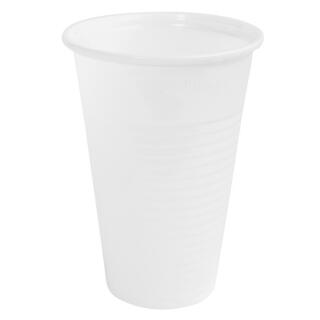 Kubki plastikowe Office Products 200 ml x 100 sztuk, do napojów gorących i zimnych białe