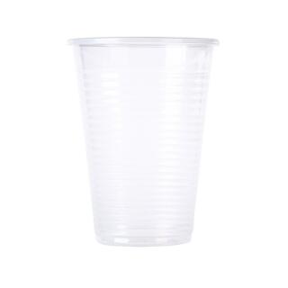 Kubki plastikowe Office Products 200 ml x 100 sztuk, do napojów gorących i zimnych transparentne