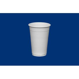 Kubki plastikowe Think 'n Green 200 ml x 100 sztuk, do napojów gorących i zimnych białe