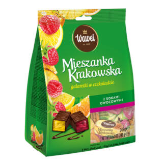 Mieszanka Krakowska Wawel, galaretki w czekoladzie 245g