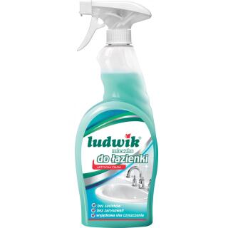 Mleczko do czyszczenia łazienki w sprayu Ludwik Aktywna Piana 750 ml