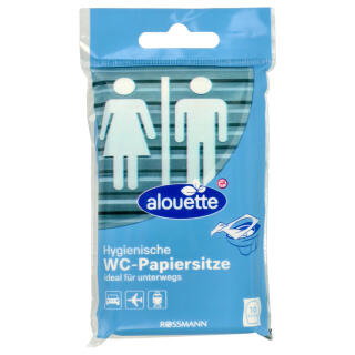 Nakładki na sedes Alouette, papierowe 10 sztuk