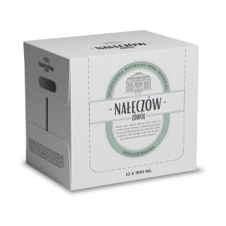 Nałęczów Zdrój 0,5L x 12 sztuk, woda mineralna w szklanych butelkach niegazowana