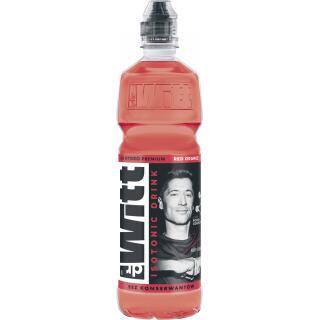 Napój dr Witt Isotonic Drink 750 ml, o smaku czerwonej pomarańczy, w butelce PET 6 sztuk