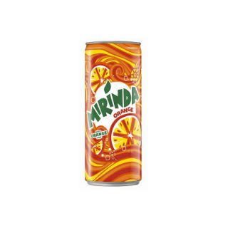Napój gazowany o smaku pomarańczowym Mirinda 0,33L, w puszce 24 sztuki