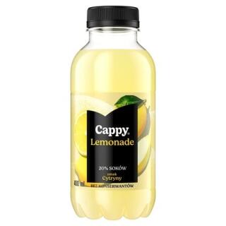 Napój owocowy Cappy Lemoniada Cytryna 400 ml, w butelce PET 1 sztuka