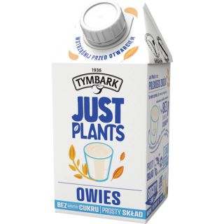 Napój roślinny Tymbark Just Plants Owies, mleko owsiane, bez cukru 500 ml