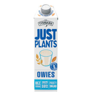 Napój roślinny Tymbark Just Plants Owies, mleko owsiane, bez cukru 1L
