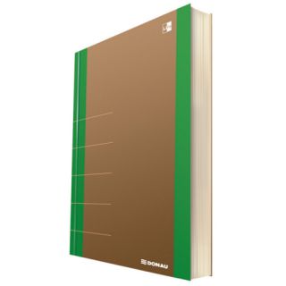 Notes Donau Life 165 x 210 mm, 80 kartek w kratkę, notatnik organizer zielony