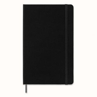 Notes Moleskine Smart L 13x21 cm, 144 strony w linię, twarda oprawa z gumką czarny