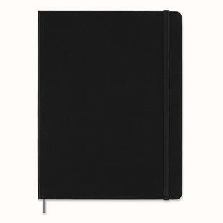 Notes Moleskine Smart XL 19x25 cm, 144 strony w linię, twarda oprawa z gumką czarny