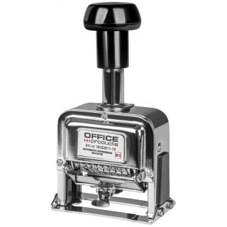 Numerator automatyczny Office Products, w metalowej obudowie, wysokość czcionki 4,5 mm 8 cyfr