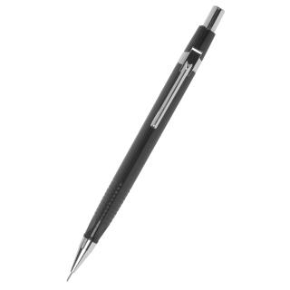 Ołówek automatyczny z gumką i metalowym klipem Q-Connect, grafit 0.5 mm czarny