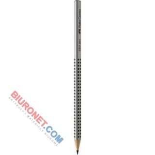 Ołówek drewniany bez gumki z antypoślizgowym uchwytem Faber Castell Grip 2001, ergonomiczny trójkątny twardość 2H
