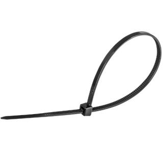 Opaski zaciskowe Donau TECH 100 sztuk, czarne trytytki, szerokość 3,6 mm długość 200 mm