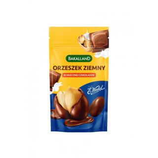 Orzechy ziemne Bakalland, w mlecznej czekoladzie Wedel 72 g
