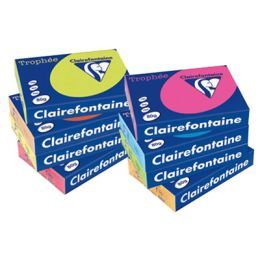 Papier kolorowy Clairefontaine Trophee A4/80g, 500 arkuszy, pastelowy kremowy