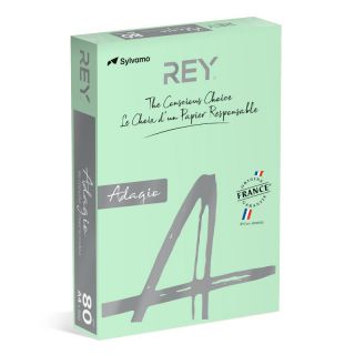 Papier kolorowy REY Adagio A4/80g Pastel 500 arkuszy, pastelowy 09 - zielony