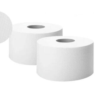 Papier toaletowy Puffo Premium 270065, biały papier celulozowy, 2-warstwowy, do podajników 12 rolek x 100 m
