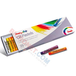 Pastele olejne Pentel Arts Oil Pastels 25 kolorów