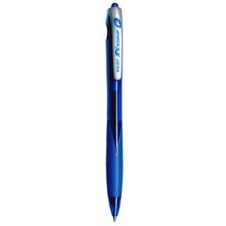 Pilot automatyczny z miękkim gripem Pilot Rexgrip F, cienka końcówka 0,2 mm, tusz olejowy niebieski
