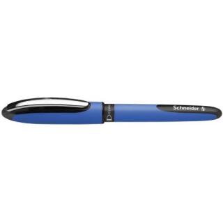 Pióro kulkowe ze skuwką Schneider One Hybrid C, końcówka stożkowa 0,5 mm czarne