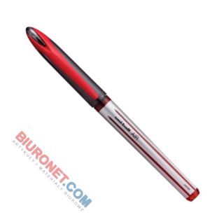 Pióro kulkowe ze skuwką Uni Ball Air UBA-188-L, końcówka nowej generacji 0,7 mm czerwone