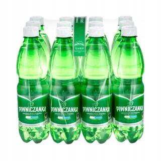 Piwniczanka 0,5L x 12 sztuk, woda mineralna w butelkach PET lekko gazowana