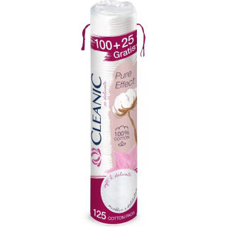 Płatki kosmetyczne Cleanic Pure Effect 125 sztuk