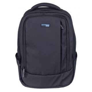 Plecak na laptop Donau TRAVEL Berlin 15,6", gniazdo USB + kabel, pojemność 16l czarny