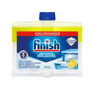 Płyn do czyszczenia zmywarek Finish Dual Action Lemon 250 ml