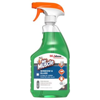 Płyn do mycia szyb  na bazie octu Mr Muscle Window & Glass, zielony spray 750 ml