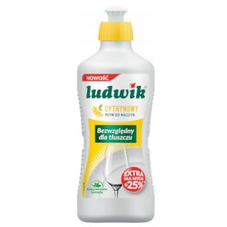Płyn do ręcznego mycia naczyń Ludwik Cytrynowy 450g