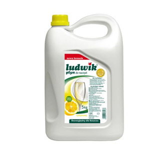 Płyn do ręcznego mycia naczyń Ludwik Cytrynowy, kanister 5L