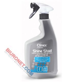 Płyn do stali nierdzewnej CLINEX Shine Steel, spray do czyszczenia i nabłyszczania powierzchni stalowych 650 ml