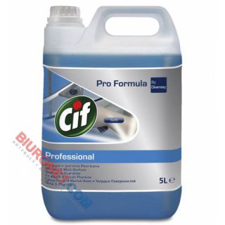 Płyn do szyb Cif Professional Window & Multi Surface Cleaner do szkła, luster i powierzchni zwywalnych, kanister 5L