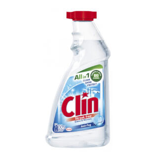 Płyn do szyb i luster Clin All-In-1 Anti-Fog Antypara, zapas 500 ml