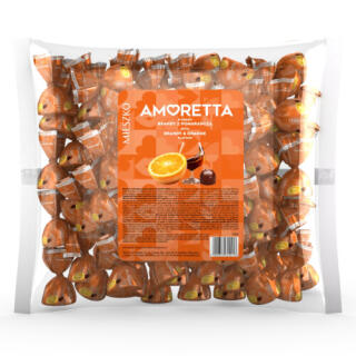 Praliny Mieszko Amoretta Brandy & Orange, cukierki czekoladowe z nadzieniem 1kg