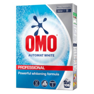 Proszek do prania tkanin białych OMO Automat White Professional Diversey 5,4 kg 108 prań