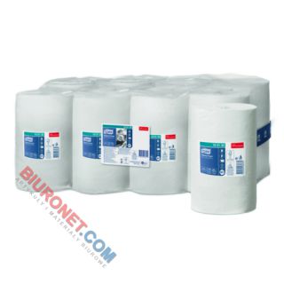 Ręczniki w rolce Tork Mini Centerfeed Roll M1 100130, biały papier celulozowy, 1-warstwowe, do dozowników 11 rolek x 120 m