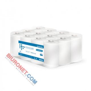 Ręczniki w rolce Velvet CARE Professional Mini 52 Comfort, biały papier celulozowy, 2-warstwowe, do dozowników 12 rolek x 52 m
