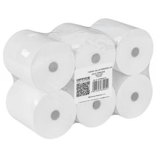 Rolki termiczne Office Products 80 mm, opakowanie 6 sztuk długość 80 m