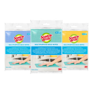 Ściereczki uniwersalne Scotch Brite Multipurpose Maxi Wipes 34 x 45 cm, miks kolorów 10 sztuk