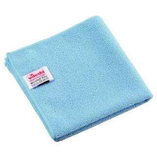 Ścierka z mikrofibry Vileda Professional MicroTuff Base 36 x 36 cm, 5 sztuk, do codziennego sprzątania niebieska